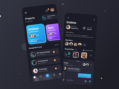 Task and Project Management App UI