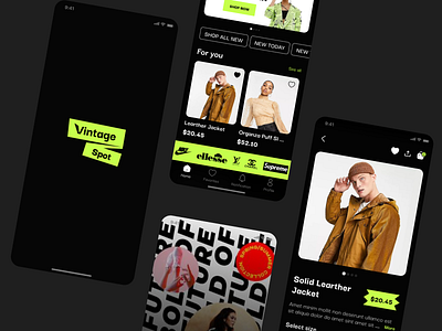 Vintage Spot Fashion store mobile app