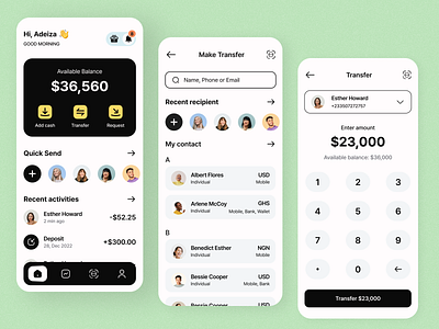 Finance Mobile App Design