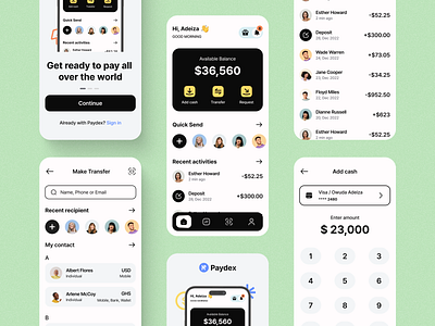 Paydex Payment App Design branding design fintech app design illustration logo mobile app design mobile payment app design payment app payment app design product design ui ui ux design ui design uidesign uiux ux ux design