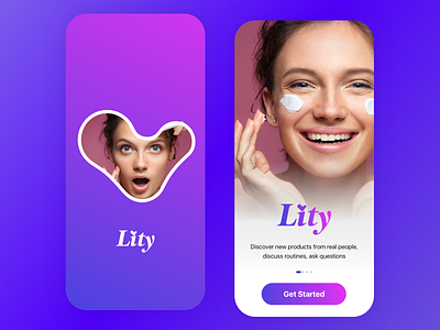 Lity - Social Video Ecommerce App app beauty branding design ecommerce interface lity mobile onboarding tiktok ui ux