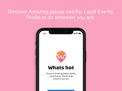 Whatshot App - Your Daily Guide #2 animation app branding design flat interface mobile shopping ui ux