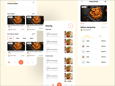 Wasfati - Recipe App app inspiration mobile mobile app recipe app ui ui app ui ux ux