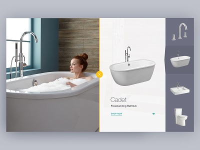 Bathroom Collection bathroom bathtub collection ecommerce faucet shopping sink toilet website website design