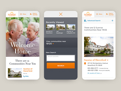 Sunrise Senior Living Mobiles