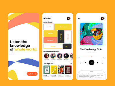 Audiobook UI Concept