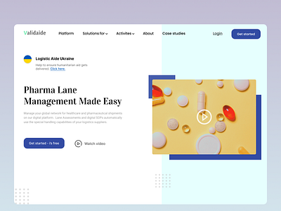 Landing Page - Hero Section branding design landing page typography ui ux