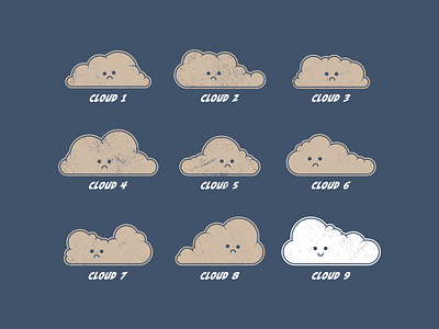 Cloud 9 — smiling cloud cartoon