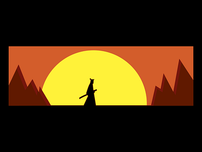 Samurai Jack wanders the land