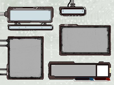 Apocalyptic Information Display Panels