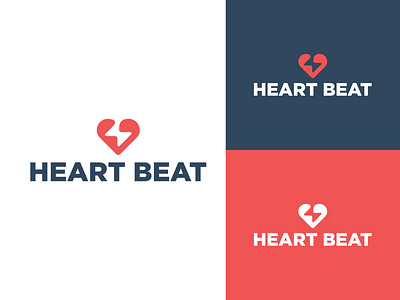 HEART BEAT For Medical Cloth Brand branding design flat graphic design icon illustration logo medical minimal vector