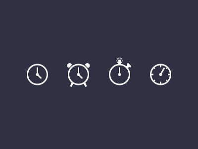 App icons (WIP) alarmclock app clock icons stopwatch timer