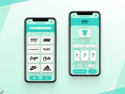 Clothing Size Recommendation - AlwaysFit. alwaysfit app ar augmented clothes design figma graphic design iphone kurniawan learning machine ml mobile pradipta reality recommendation size ui ux