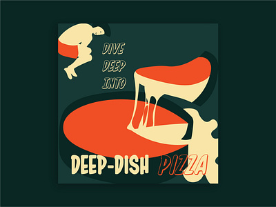 Pizza Illustration branding design flat flat character flat design illustration illustration digital illustrations pizza pizza box typography