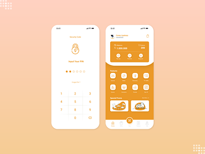 E-Wallet - Mobile Design