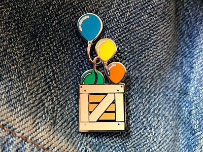 Crate Pin crate enamel pin subscription swag