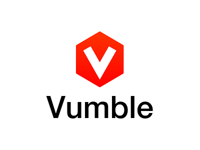 Vumble branding logo mark v vumble