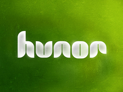 Hunor calculator green logo typography
