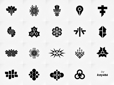 Abstract symbols abstract black black white clean design icon logo mark simple symbol symetric symetry white