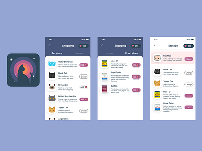 CatShop graphic design ux