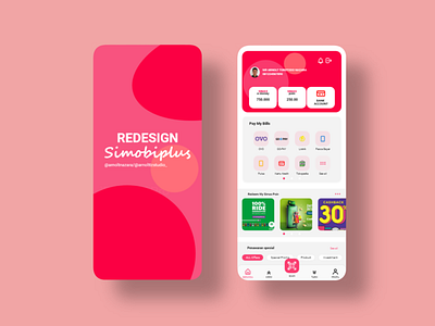 Redesign Mobile apps SimobiPlus app branding design graphic design icon typography ui ux vector web