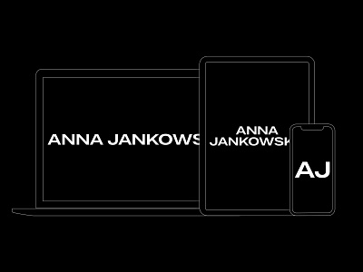 ANNA JANKOWSKA branding design logo logodesign logotype minimal responsive design typography
