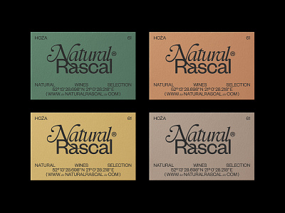 Natural Rascal business cards branding design graphic design logo logodesign logotype minimal typography