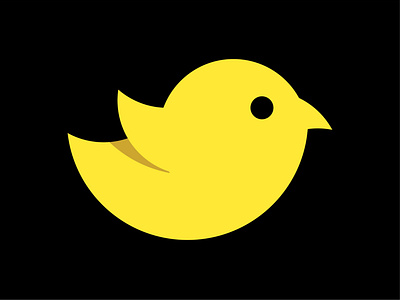 Golden ratio logo bird