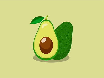 Avocado animation art branding design graphic design illustration illustrator logo minimal vector