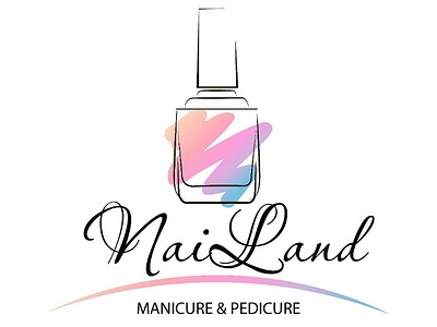 Logo design for the nail master art branding design graphic design illustration illustrator logo minimal minimalism naillogo nails vector