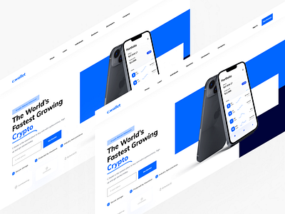 Cryptocurrency Trade Web Design/Landing Page app bitcoin branding coin crypto design illustration landing logo marketplace nft page trade trading ui uidesign uiux ux vector
