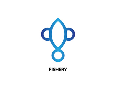 Fishery logo concept animal animal logo brand branding design fish gradient gradient logo graphic design icon illustration illustrator line logo new logo vector