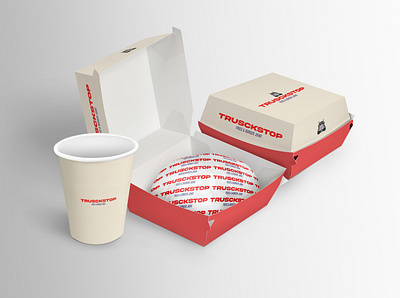 Truckstop Burger Joint 3d bold brand identity branding creative design inspiration food graphic design icon illustration illustrator logo logo designer minimal packaging photoshop typography vector