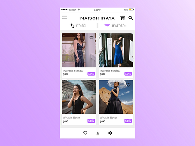 Maison INAYA app design graphic design ui ux web website