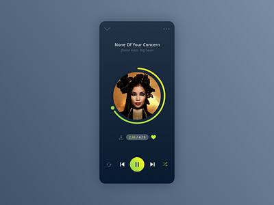 Music Player | Daily UI 009.