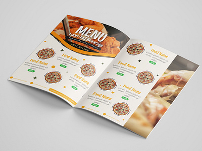 Pizza Menu Card Design