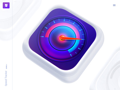 App Branding / iOS Icon app application appstore brand branding color grid icon identity ios product speed