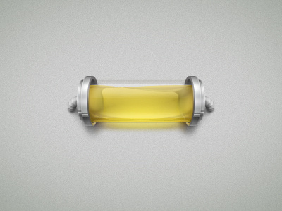 Oil tank glass liquid metal oil tank