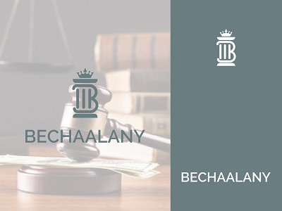 BEECHALANY LAW FIRM abstract logo law law firm lawyer logo creation logo creative logo maker minimalist typography logo