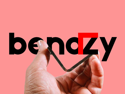BendZy bendzy brand identity branding creative design logo sheet metal unique