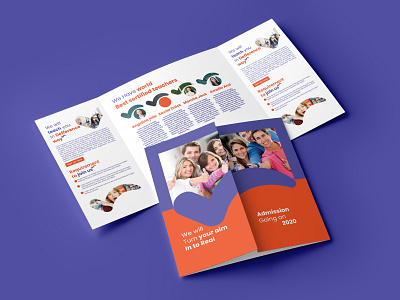 Test bootcamp brochure design