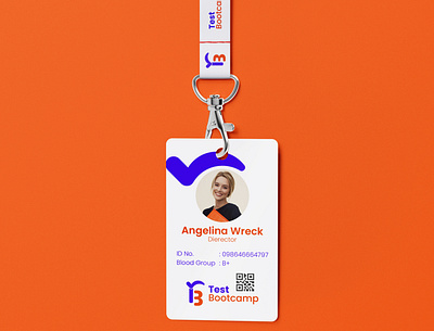 Test Bootcamp ID card Design brand identity branding id card design