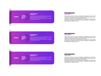 Gradient Infographic Design chart gradient graphdiagram graphic design infography line modern option steps