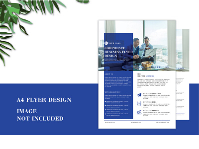 A4 Flyer Design a4 brochure coporate creative dribbble fiverr free graphic river print ready