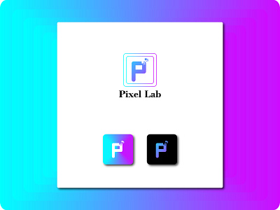 Pixel Lab colorful creative logo logo design logo maker minimalist logo modern pixel pixel lab