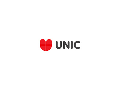 Unic Bank Ltd. bank bank logo design creative flat logo design logo maker minimalist minimalist logo modern red u u bank unic unic bank ltd.