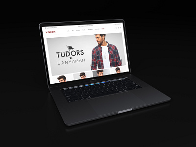 Tudors - Website Concept @design clothing dribbble ecommerce fashion tudors uidesign uxdesign web webdesign