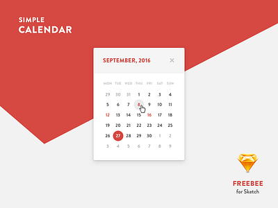 Calendar calendar date day freebie holliday sketch