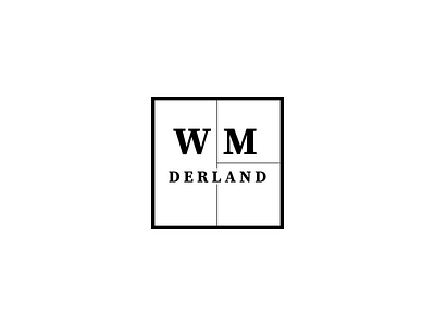 wmderland 2d branding design figma logo vector
