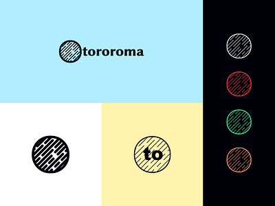 Tororoma logo exploration 2d affinity affinity designer branding design logo rain rain icon rain symbol vector